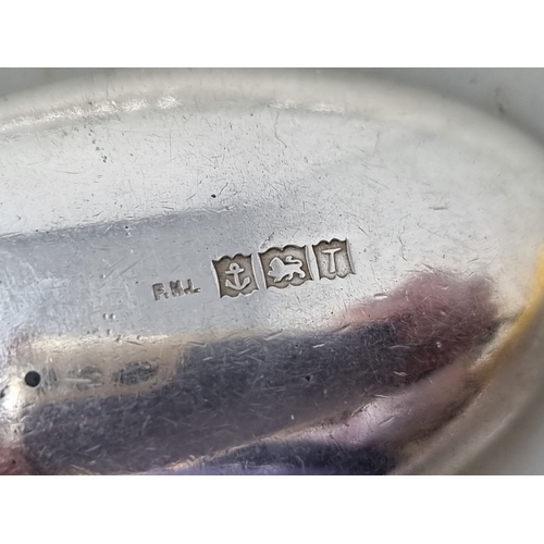 112 - Nine Victorian silver Teaspoons with finely  pierced stems, Sheffield 1888, and five others, similar... 