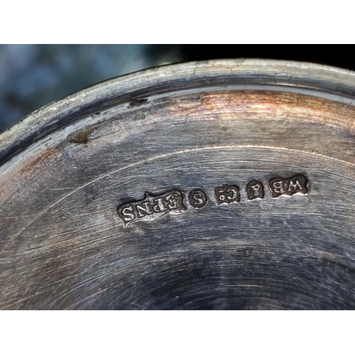 65 - A plated oval two handled Tea Tray, 28in and a plated Sporting Trophy