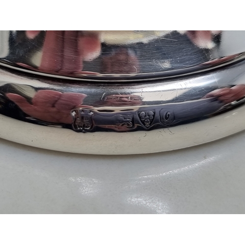 81 - A George V silver Inkwell in the form of a bell, Chester 1914