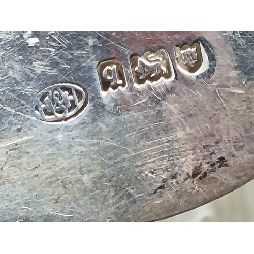 87 - A pair of George V silver mounted glass Spirit Flasks, Birmingham 1912, two silver Whisky Labels, a ... 