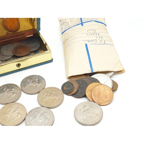 250 - A collection of Coins and Commemorative Coins