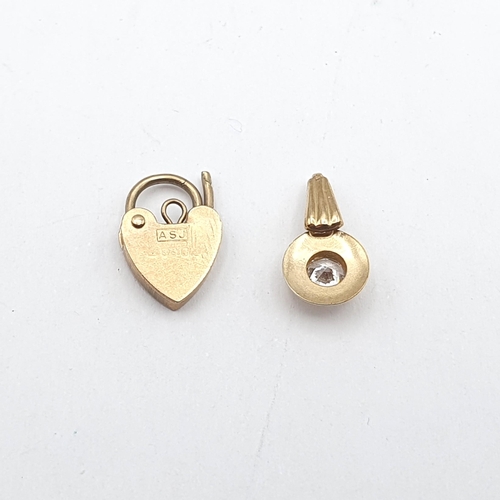 269 - A pair of Cultured Pearl Stud Earrings on yellow metal posts, a further pair of Cultured Stud Earrin... 