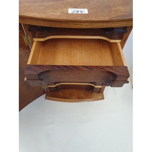 284 - A collection of Costume Jewellery and a wooden Jewel Box