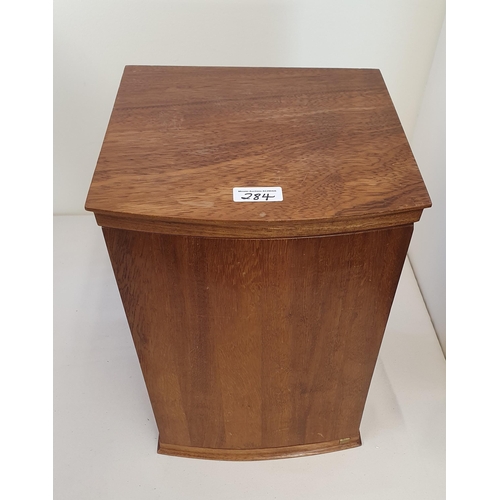 284 - A collection of Costume Jewellery and a wooden Jewel Box