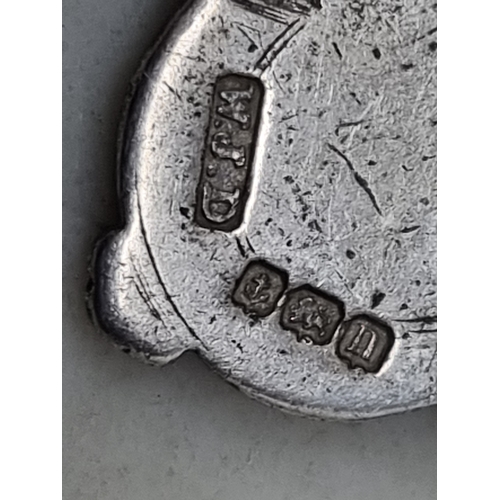 75 - A graduated chain link Watch Albert and two silver Medallions