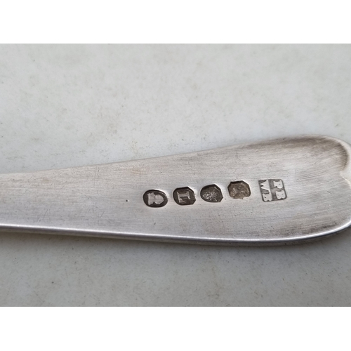 78 - Two George III silver Sauce Ladles old english pattern, London 1798 & 1806, 90gms