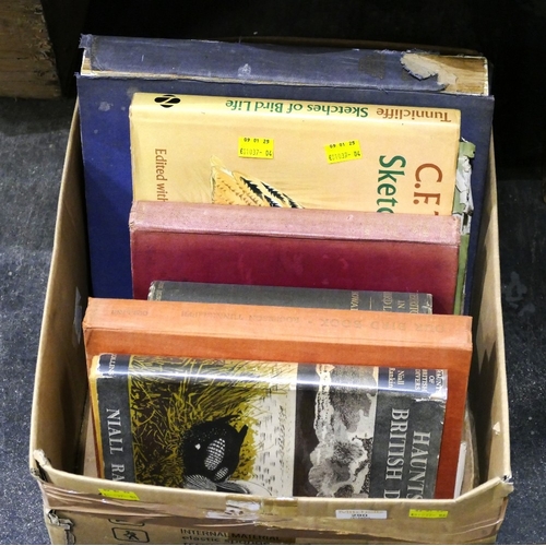 290 - Box of books, mainly bird interest