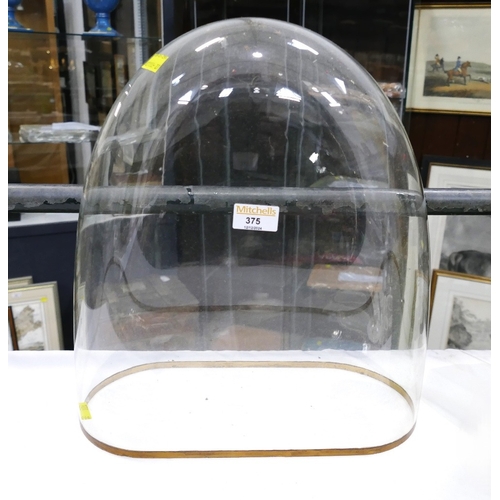 375 - Vintage glass display dome