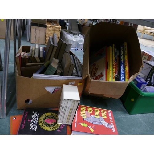 98 - Two boxes of books