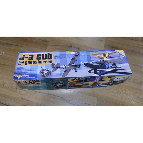 147 - Boxed Top Gun Park Flight model plane Hyper J3 Cub