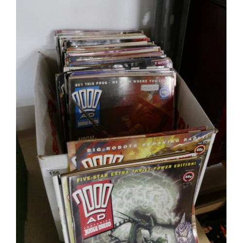 156 - Box of vintage 2000 AD comics, mostly 1993-1994