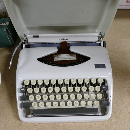 157 - Portable Adler typewriter