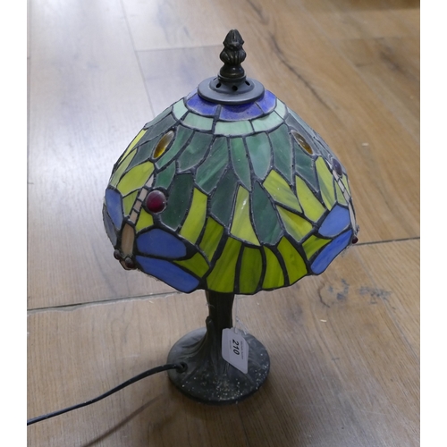 210 - Small Tiffany style desk lamp