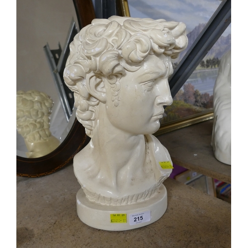 215 - Classical style plaster bust