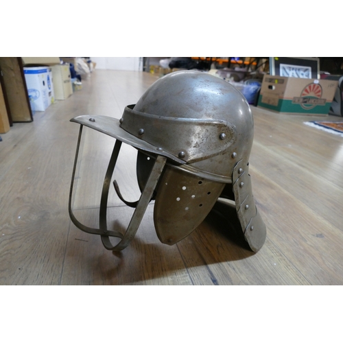 43 - Reproduction Civil War lobster tail helmet