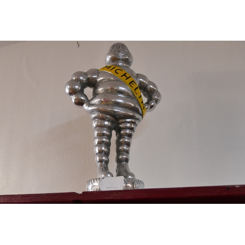 66 - Reproduction silver meatal Michelin man advertising figure