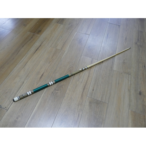 80 - Decorative two piece pool cue