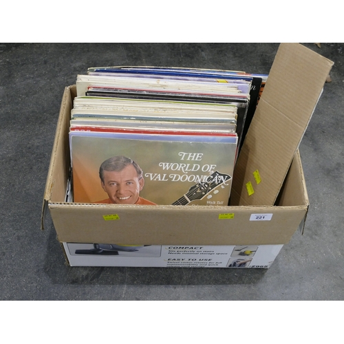 221 - Vinyl LPs, Val Doonican, the Spinners, Father Abraham in Smurf Land etc