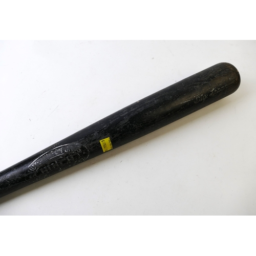 11 - Vintage black baseball bat length 36