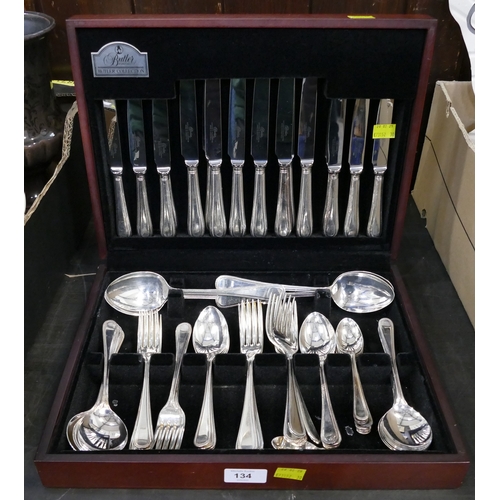 134 - Butler Collection canteen of cutlery