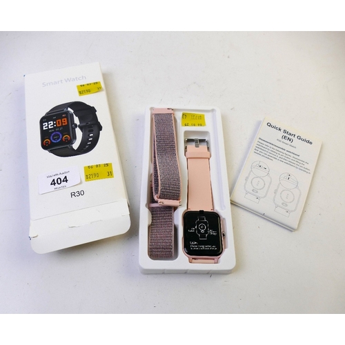 404 - Boxed R30 Smart watch