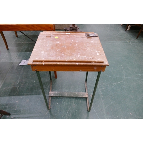 601 - Vintage child's school desk