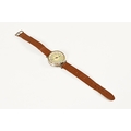 A vintage West German Miles wrist worn pedometer, case diameter 40 mm.