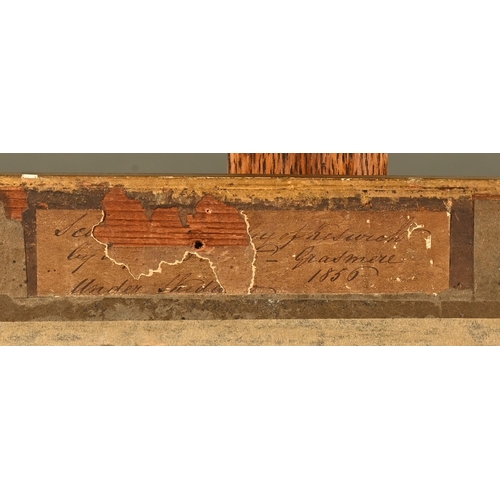 465 - Alfred Pettit (1840-1912), a pair of oval oil paintings Langdale 1856 and Valley of Keswick 1856, ea... 