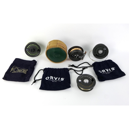 battenkill fly reel for 7 8 Orvis Disc IV Matte Olive T6 aircraft aluminum with an ergonomic Delrin handle Fly Reel Orvis Battenkill Click