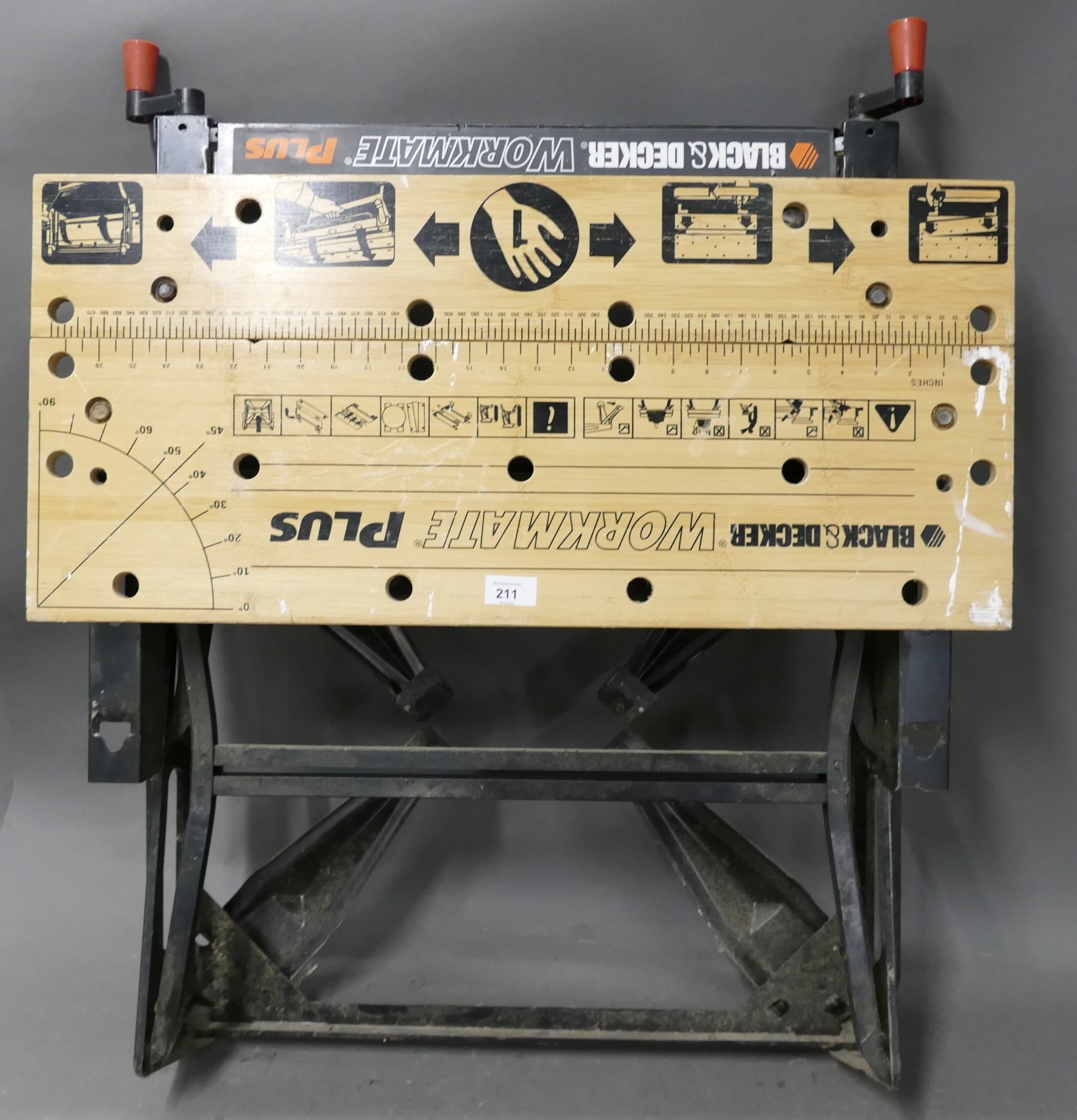 Black & Decker workmate plus folding portable work bench.