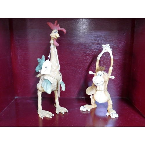 41 - Little Munkies figure and Breed Apart Cockerel (AF)