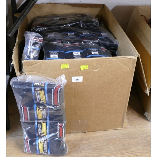 46 - As new packaged performance sport socks, UK size 9-12