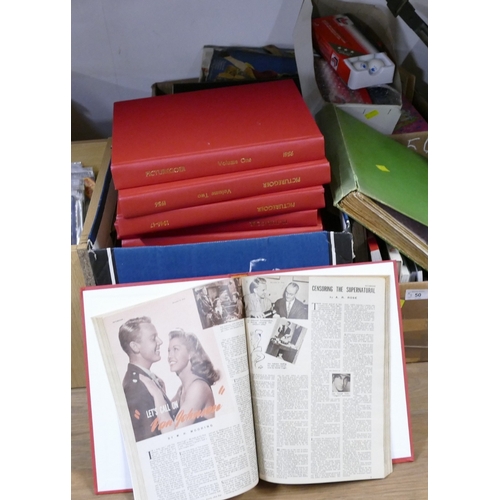 50 - Three boxes of vintage books, The Picture Gower magazines