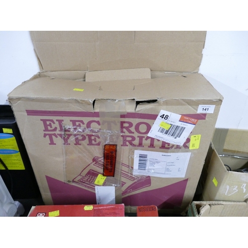 141 - Boxed electric typewriter