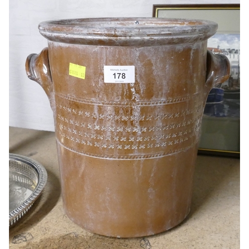 178 - Antique stoneware vessel