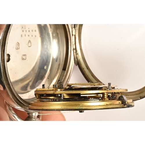 331 - T R Russell 18 Church Street Liverpool maker to Queen Victoria, a silver cased open faced pocket wat... 