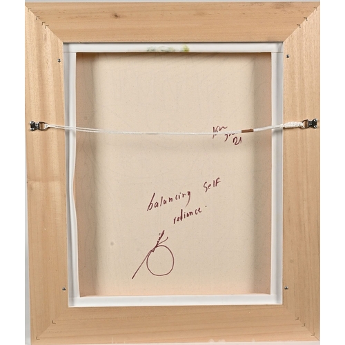 473 - Abdullah Qandeel (born 1988), oil on canvas 