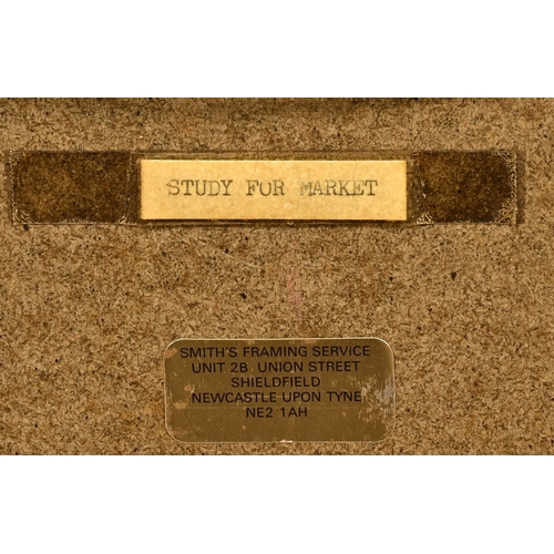 495 - A watercolour initialled T S, marked to the rear 