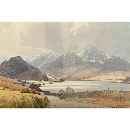 566 - William Heaton Cooper RA (1903-1995), watercolour titled to the rear 