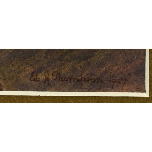 639 - Edward Horace Thompson (1879-1949), watercolour 