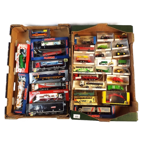 Two Boxes of Trucks , Farm and Commercial Vehicles 1:87 scale ...