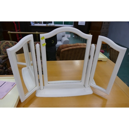 16 - Folding breakfast tray and dressing table mirror