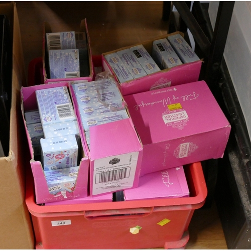 243 - Box of Imperial Leather soap