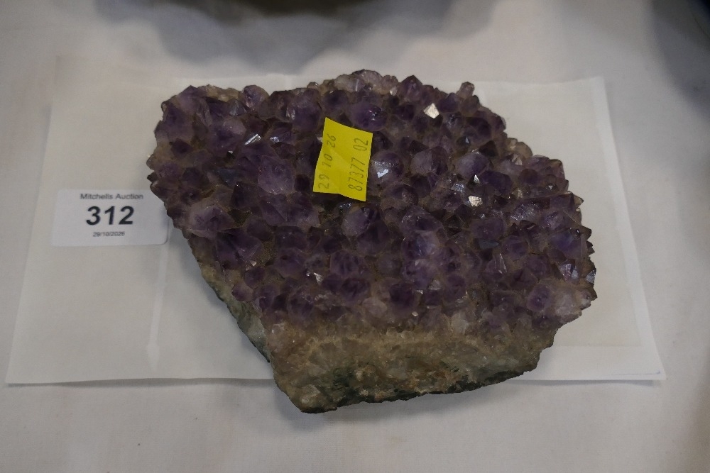 Amethyst mineral sample