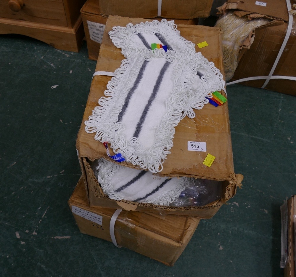 Two boxes of microfibre mop heads