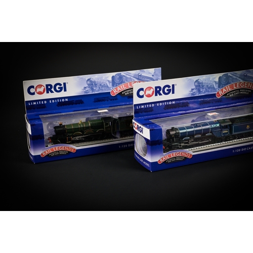 17 - Corgi Rail Legends TT Gauge ST97605 & ST97803A Locomotives. A pair of finely detailed Corgi Rail... 