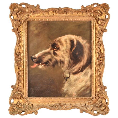 224 - Charles Murtle (19th century)a portrait of a dog in profile, signed in reverse 1838, oil on canvas, ... 