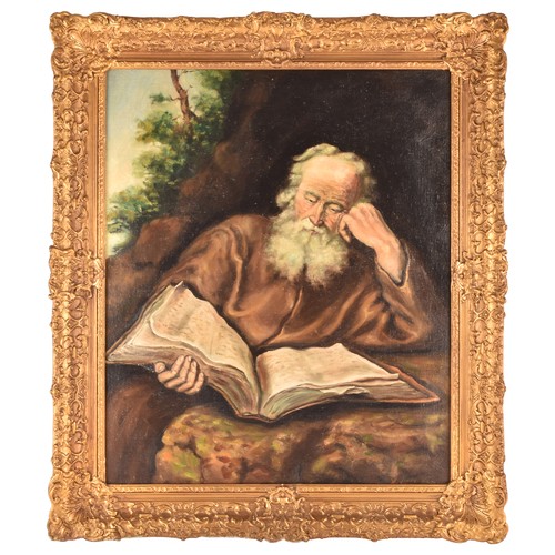 231 - A Lintermans (19th / early 20th century)a study of a scholar reading a book, signed lower right, oil... 