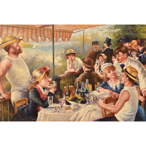 256 - After Auguste Renoir, (French, 1841-1919)'Luncheon of the boating party', a 20th century copy, oil o... 