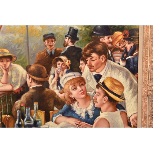 256 - After Auguste Renoir, (French, 1841-1919)'Luncheon of the boating party', a 20th century copy, oil o... 